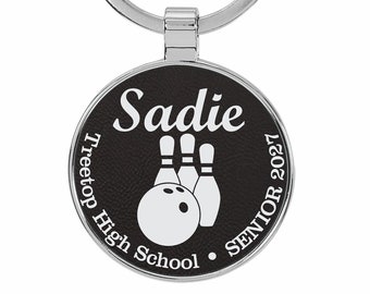 Bowling Senior Gift, Bowling Keychain, Bowling Senior Night Gift, Bowler Gift, Senior Bowling Gift, Bowler Keychain, Gift for Bowler