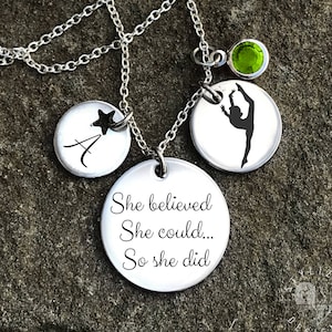 Turnen ketting, gymnastiek ketting voor meisjes, gymnastiek ketting gepersonaliseerd, gymnast ketting, gymnastiek geschenken, cadeau voor gymnast