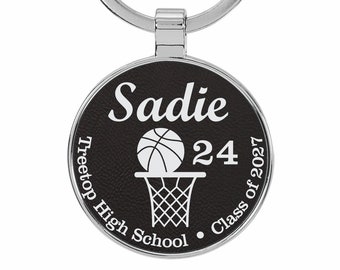Basketball Senior Gifts, Basketball Senior Keychain, Basketball Senior Night Gift, Basketball Keychain, Basketball Gifts, Basketball Team