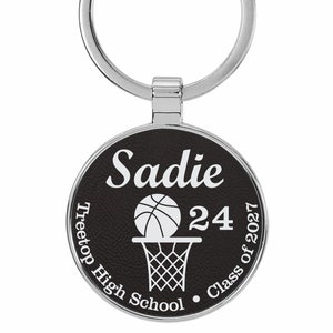 Basketball Senior Gifts, Basketball Senior Keychain, Basketball Senior Night Gift, Basketball Keychain, Basketball Gifts, Basketball Team