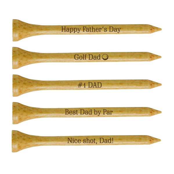 READY TO SHIP Fathers Day Golf Tees, Fathers Day Golf Gift, Golf Gift for Dad, Golf Gift for Men, Gift for Golf Dad, Golf Dad Gift