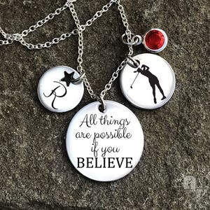 Golf Necklace, Golf Jewelry, Womens Golf Necklace, Girls Golf Necklace, Girls Golf Jewelry, Womens Golf Jewelry, Girls Golf Gift,Golfer Gift