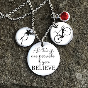 Cycling Necklace, Cycling Jewelry, Bicycle Necklace, Bicycle Jewelry, Bike Necklace, Bike Jewelry, Womens Cycling Gift, Bicycle Gifts