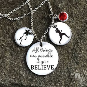 Running Necklace, Runner Necklace, Running Necklace for Women, Runner Girl Necklace, Running Gifts for Women, Runner Gifts for Women