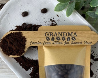 Mother's Day Gift for Grandma, Grandma Gifts, Grandma Gift Personalized, Grandma Gift from Grandkid, Grandma Gift Ideas, Coffee Scoop