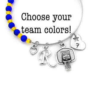 Basketball Bracelet, Girls Basketball Gifts, Basketball Gifts for Girls, Basketball Gifts, Basketball Team Gift, Basketball Jewelry