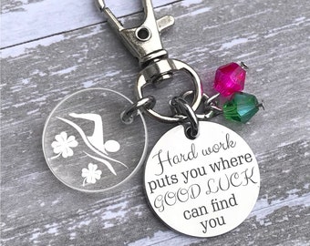 Swimmer gift, Swim gifts, Swim gifts for girls, Swimmer gift girl, Swim Zipper pull, Swimmer Zipper Pull, Swim bag tag, Swimming gifts