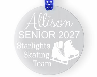 Eiskunstlauf Senior Geschenk, Eiskunstläufer Senior, Eiskunstlauf Senior Nacht, Eiskunstlauf Ornament, Eiskunstläufer Geschenk