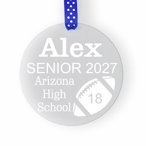 Football Senior Gift, Football Senior Night Gift, Football Senior Ornament, Football Gifts, Football Team Gift, Football Ornaments