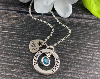 Personalized Dance Gifts, Dancer Necklace, Dance Necklace