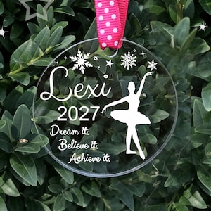 Dance Ornament, Dancer Ornament, Dancing Ornament, Ballerina Ornament, Ballet Ornament, Girls Dance Ornament, Ballerina Dancer Ornament