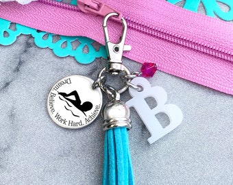 Swimmer gift, Swim gifts, Swim gifts for girls, Swimmer gift girl, Swim Zipper pull, Swimmer Zipper Pull, Swim bag tag, Swimming gifts