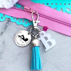 Swimmer gift, Swim gifts, Swim gifts for girls, Swimmer gift girl, Swim Zipper pull, Swimmer Zipper Pull, Swim bag tag, Swimming gifts