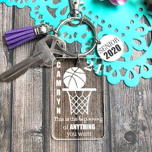 Senior Basketball Gifts, Basketball Senior Night Gift, Basketball Senior Gifts, Basketball Keychain, Senior Night Basketball Gift