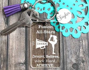 All Star Cheer Gifts, All Star Cheer Keychain, Cheer Keychain, Cheer Gifts, Cheerleading Keychain, Cheerleader Keychain, Cheer Team Gifts
