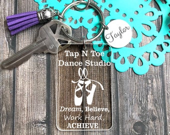 Dance Gifts, Ballet Gifts, Ballerina Gifts, Dance Keychain, Dancer Keychain, Ballet Keychain, Ballerina Keychain, Dance Gifts for Teens