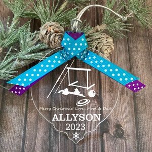 Track and Field Ornament, Track Ornament, Track and Field Gifts, Track Gifts, Track Team Gift, Javelin, Hurdles, Discus, Shot Put,Pole Vault