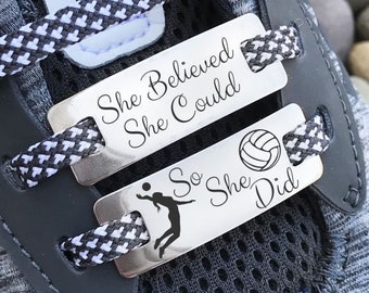 Volleyball Gifts, Shoe Lace Charms, Shoe Lace Tags, Shoe Tags, Shoe Plate, Sneaker Tag, Sneaker Lace Charm, Volleyball Gifts for Girls
