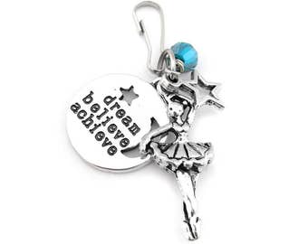 Dance Gifts, Dance Recital Gift, Ballerina Gift, Dance Zipper Pull, Gift for Dancer, Dancer Gift, Dance Zipper Charm