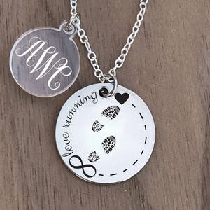 Running Necklace, Runner Necklace, Running Necklace for Women, Runner Girl Necklace, Running Gifts for Women, Runner Gifts for Women
