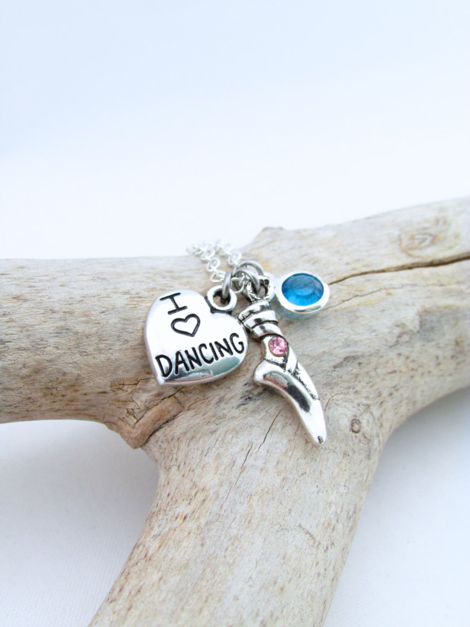 ballet slipper necklace, dance gifts, dance jewelry, ballerina necklace, ballet shoe