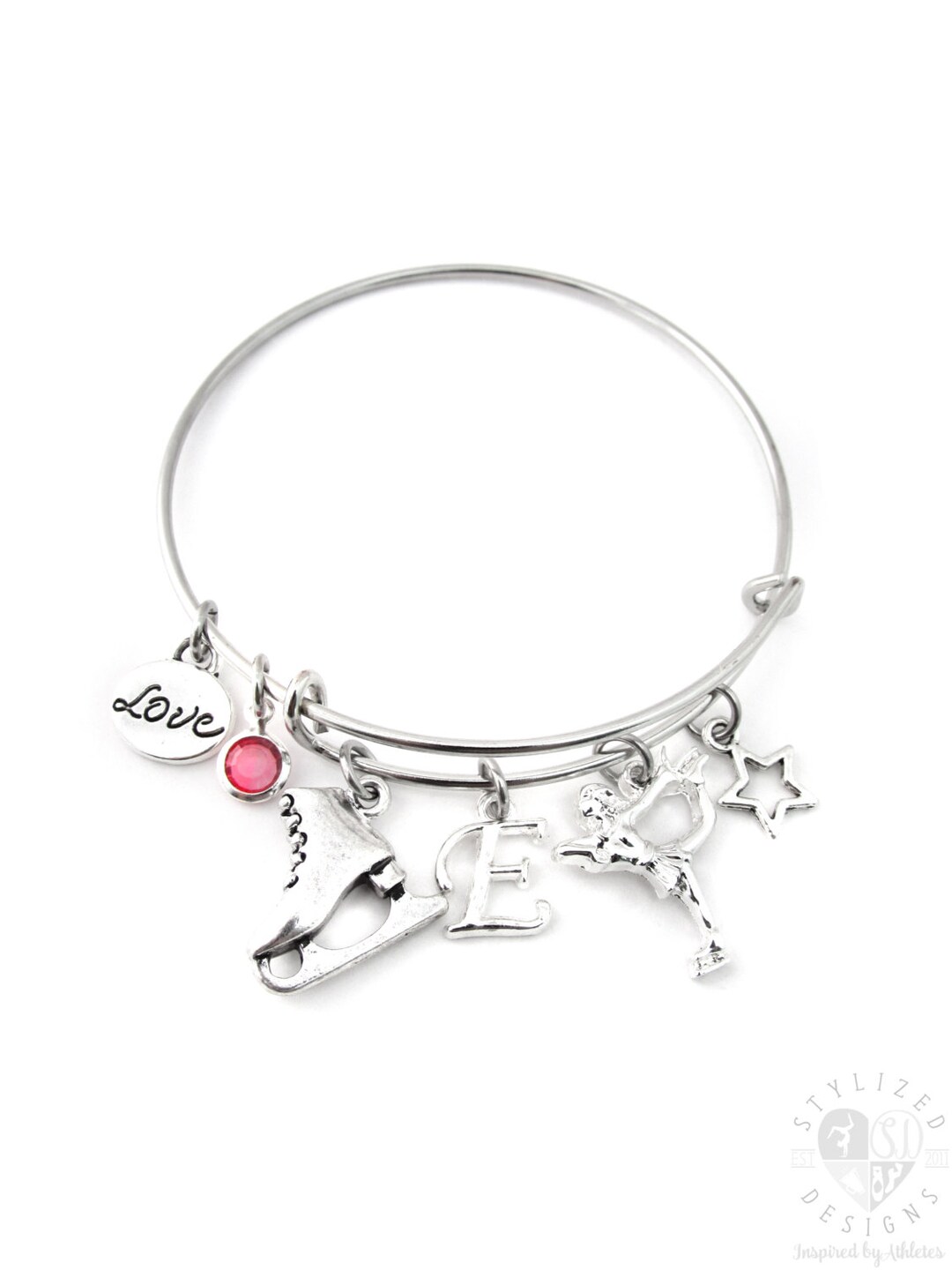 thumbnail image 2 of Infinity Collectionfigure Skating Bracelet Ice Skate Charm Bracelet Jewelry Gifts | Paraguay 2 of 11