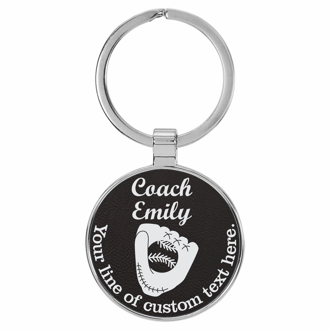 Softball Coach Gift, Softball Coach Keychain, Baseball Coach Gift ...