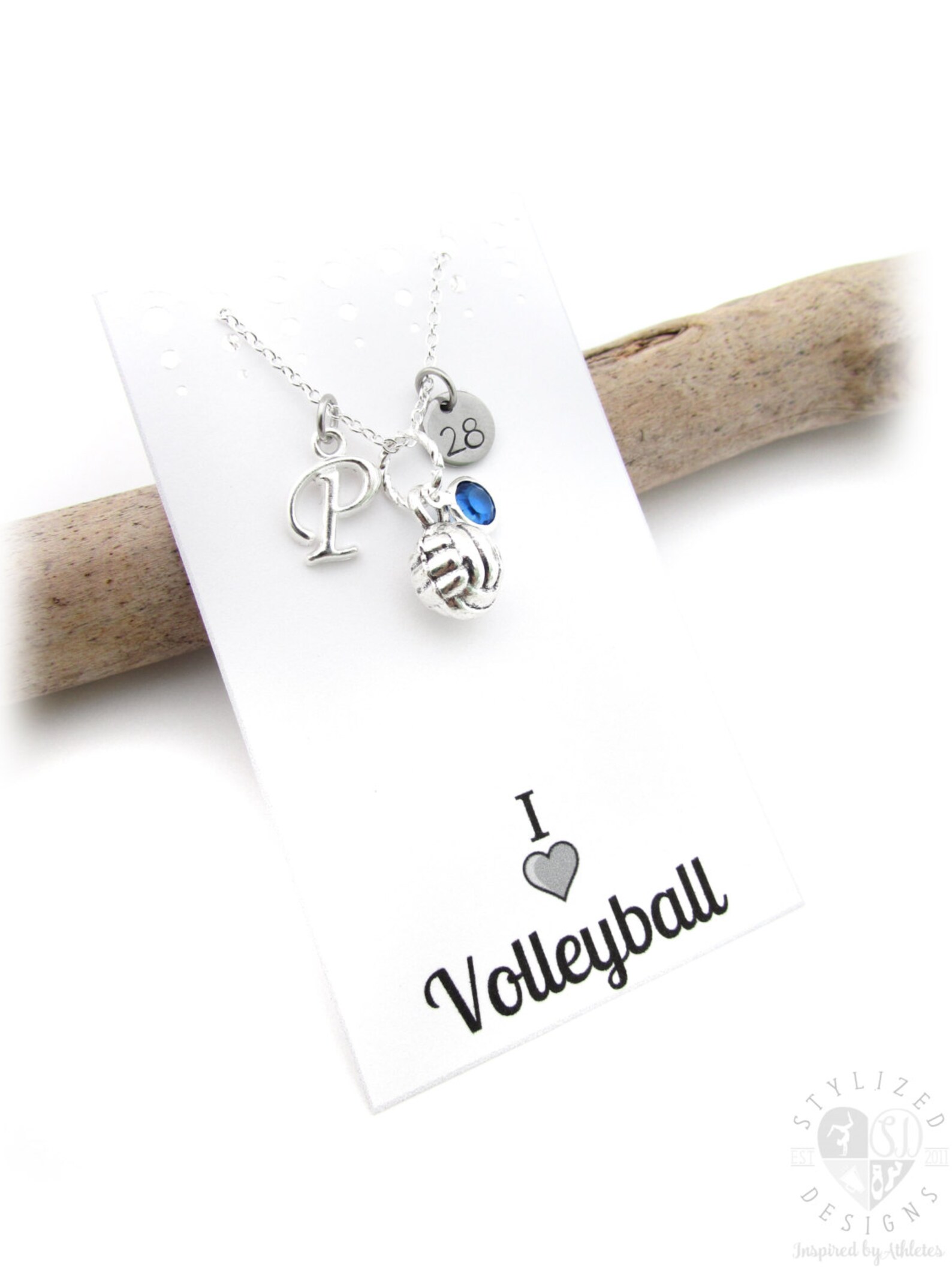 Volleyball Necklace Volleyball Gift Volleyball Jewelry Etsy