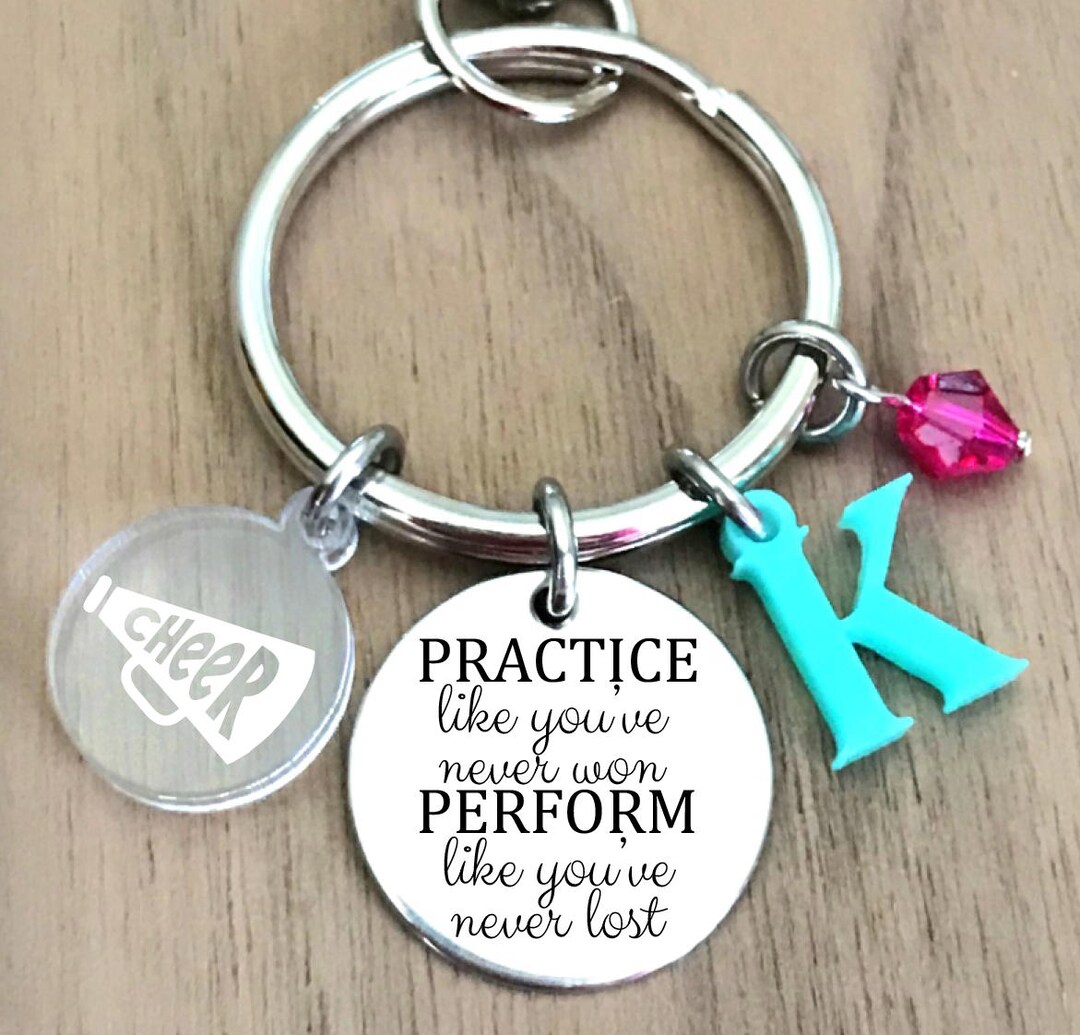 Cheerleading Keychain Cheer Keychain Cheerleader Keychain Etsy
