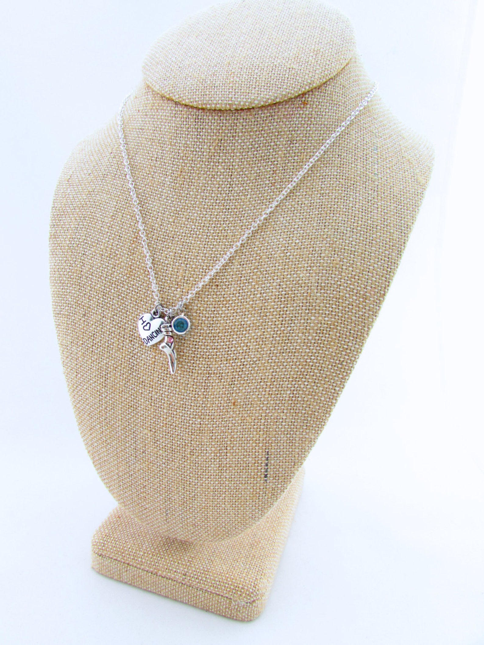 ballet slipper necklace, dance gifts, dance jewelry, ballerina necklace, ballet shoe