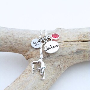 Turnen ketting, gymnastiek cadeau, gymnastiek sieraden, gymnast ketting, gymnast cadeau