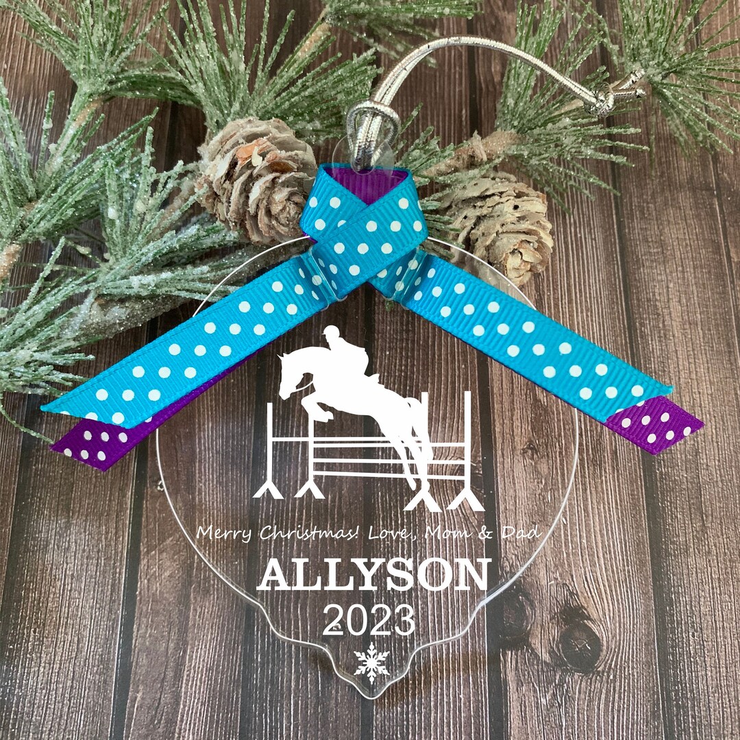 Equestrian Ornament, Equestrian Gifts, Horse Ornament, Horse Gifts