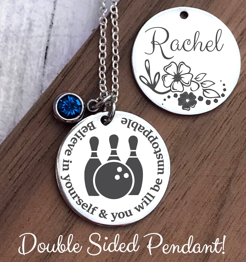 Bowling Necklace Bowling Gifts for Her Bowler Gift Bowler Etsy
