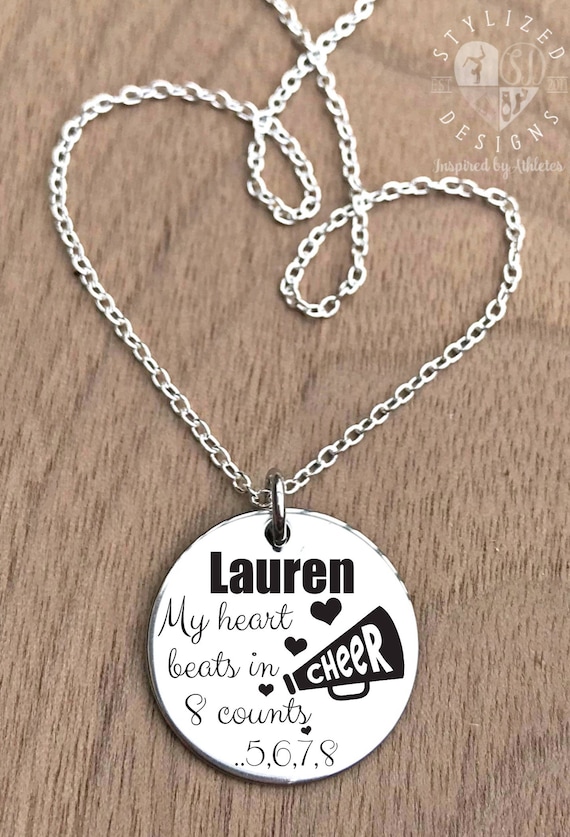 Cheerleading Necklace Cheer Necklace Cheer Necklaces for Etsy