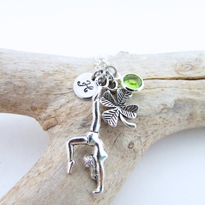 Turnen cadeau, gymnast cadeau, gymnastiek ketting, gymnast ketting, cadeau voor gymnast