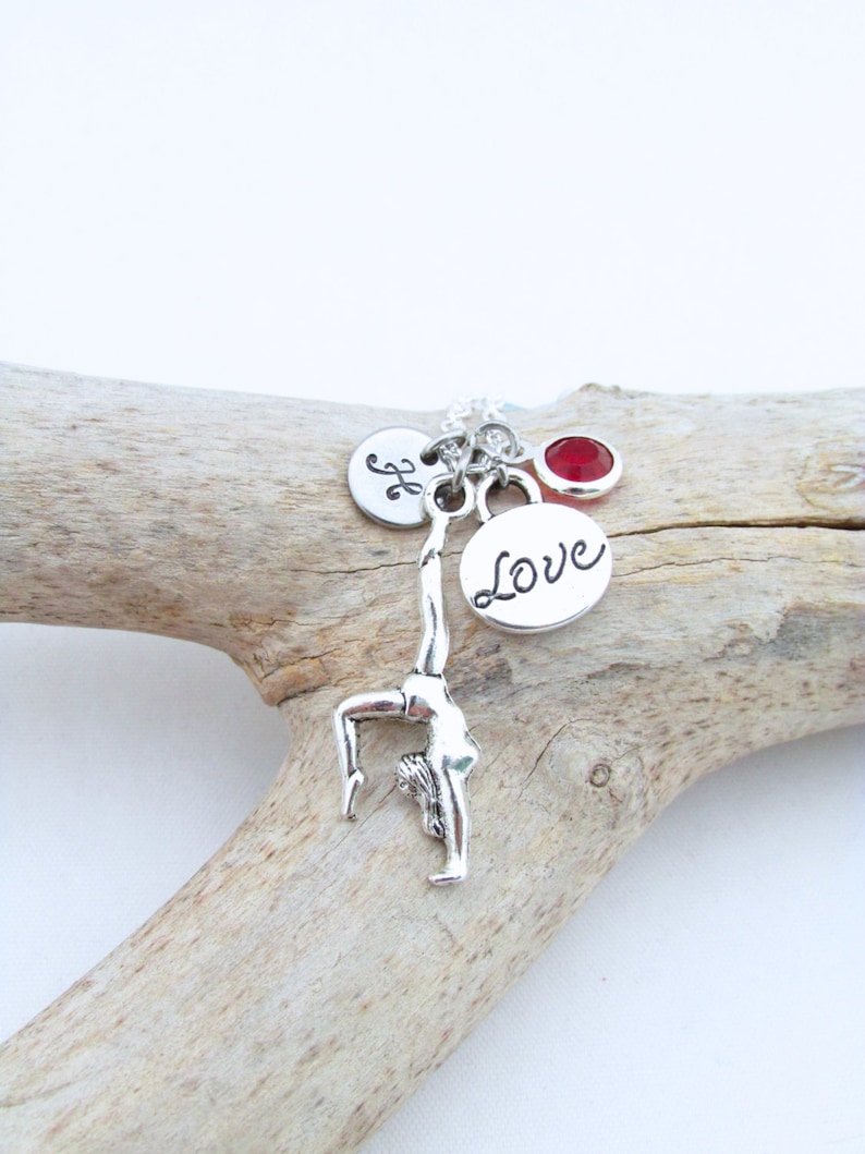 Gymnast Necklace Personalized Gymnastics Gifts Gymnastics Jewelry