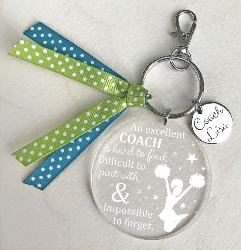 Cheer Coach Gifts Cheer Coach Keychain Cheerleading Coach | Etsy