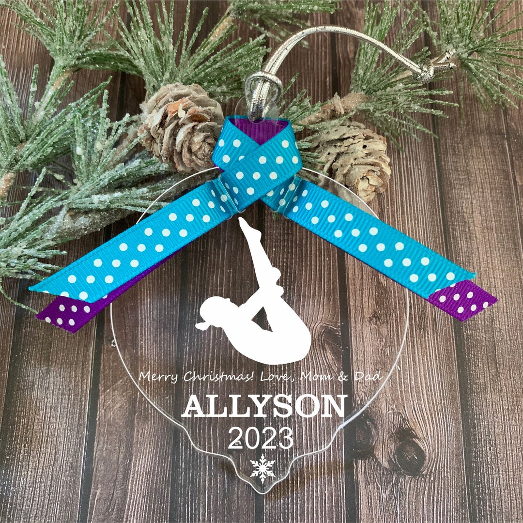 Girls Diving Ornament, Womens Diving Ornament, Girl Diver Ornaments