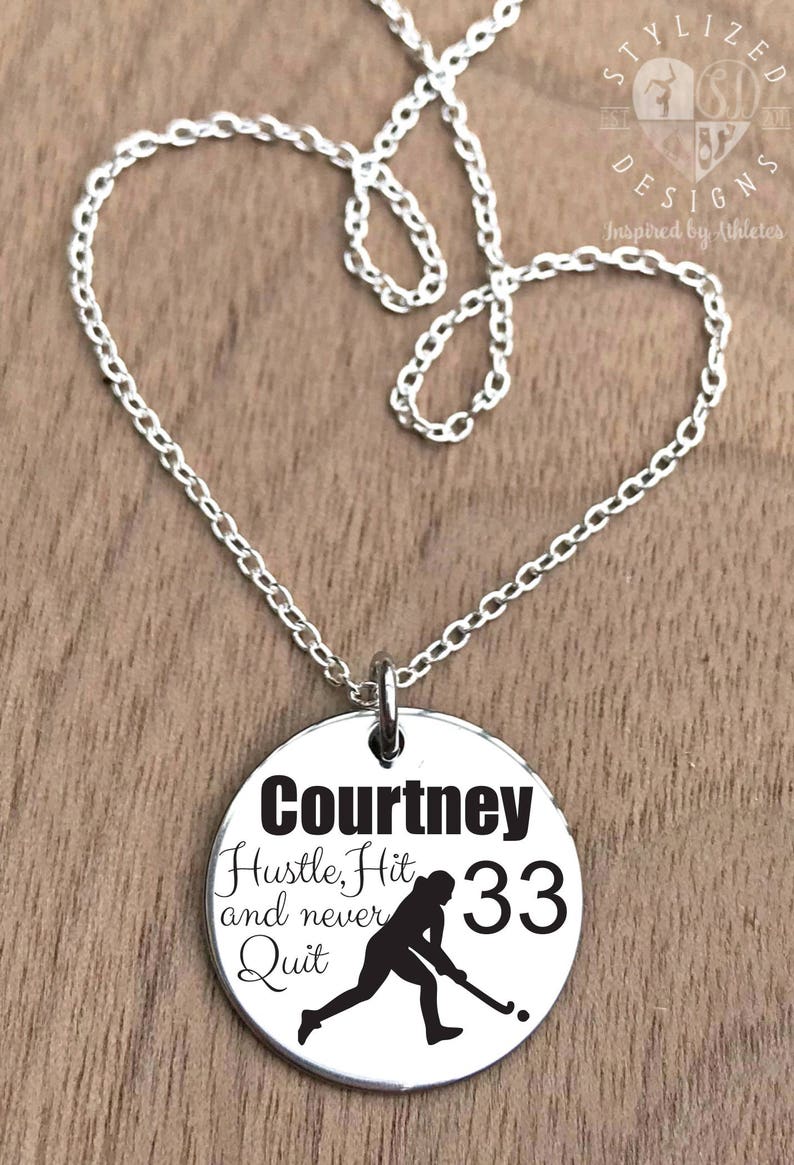 Hockey Necklace Hockey Jewelry Hockey Girl Field Hockey Jewelry Field Hockey Necklace Girls Field Hockey Gifts Field Hockey Gifts
