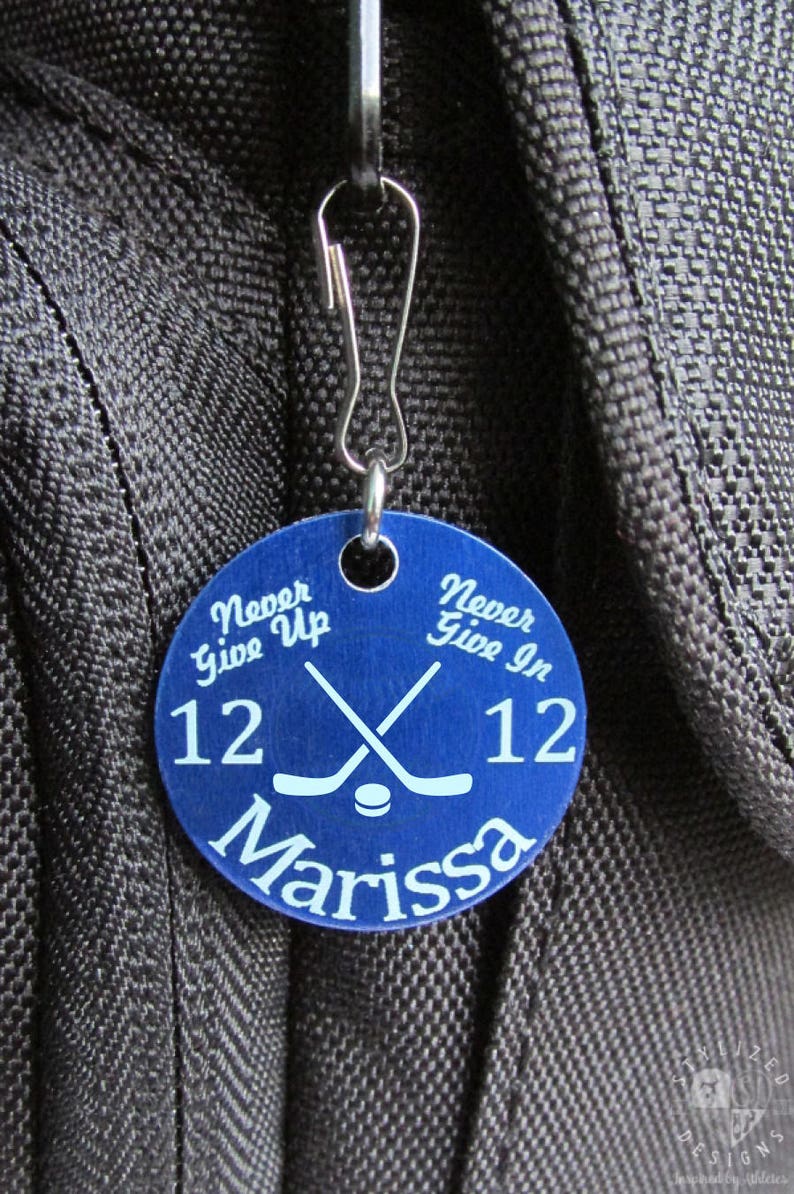 Hockey Gifts Hockey Zipper Pull Girls Hockey Team Gifts Etsy