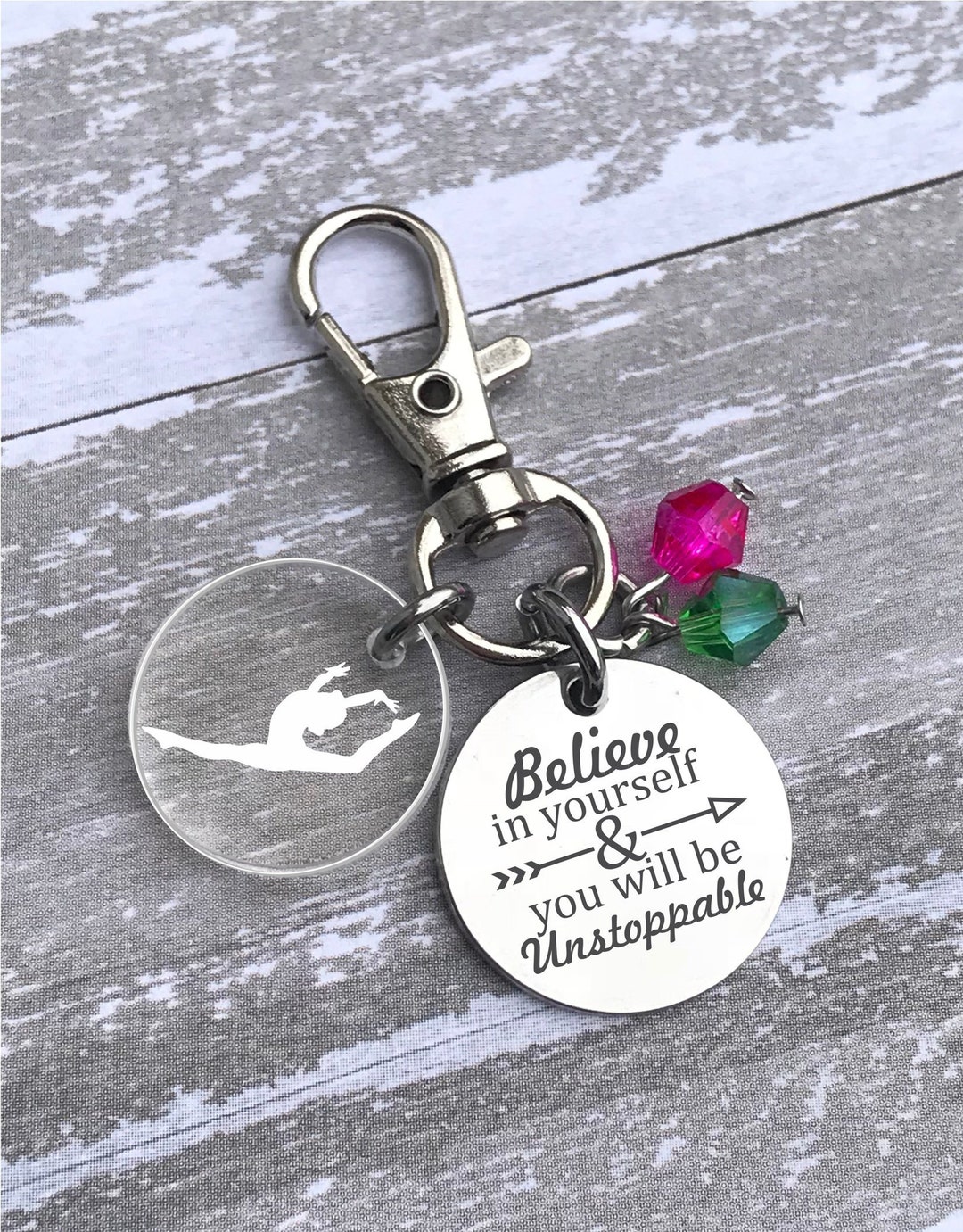 Gymnastics Gifts, Gymnastics Zipper Pull, Gymnastic Gift, Gymnast Gifts