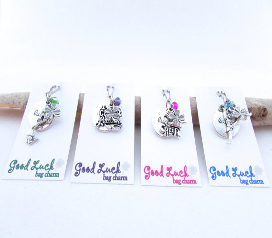 Cheerleading Zipper Pull Cheerleader Bag Charm Cheer Gifts Etsy