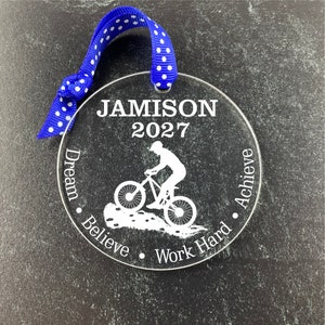 Mountain Biker Ornament, Mountain Bike Ornament, Mountain Biker Gift, Mountain Bike Gift, Bike Ornament, Bike Gifts, Bike Riding Ornament