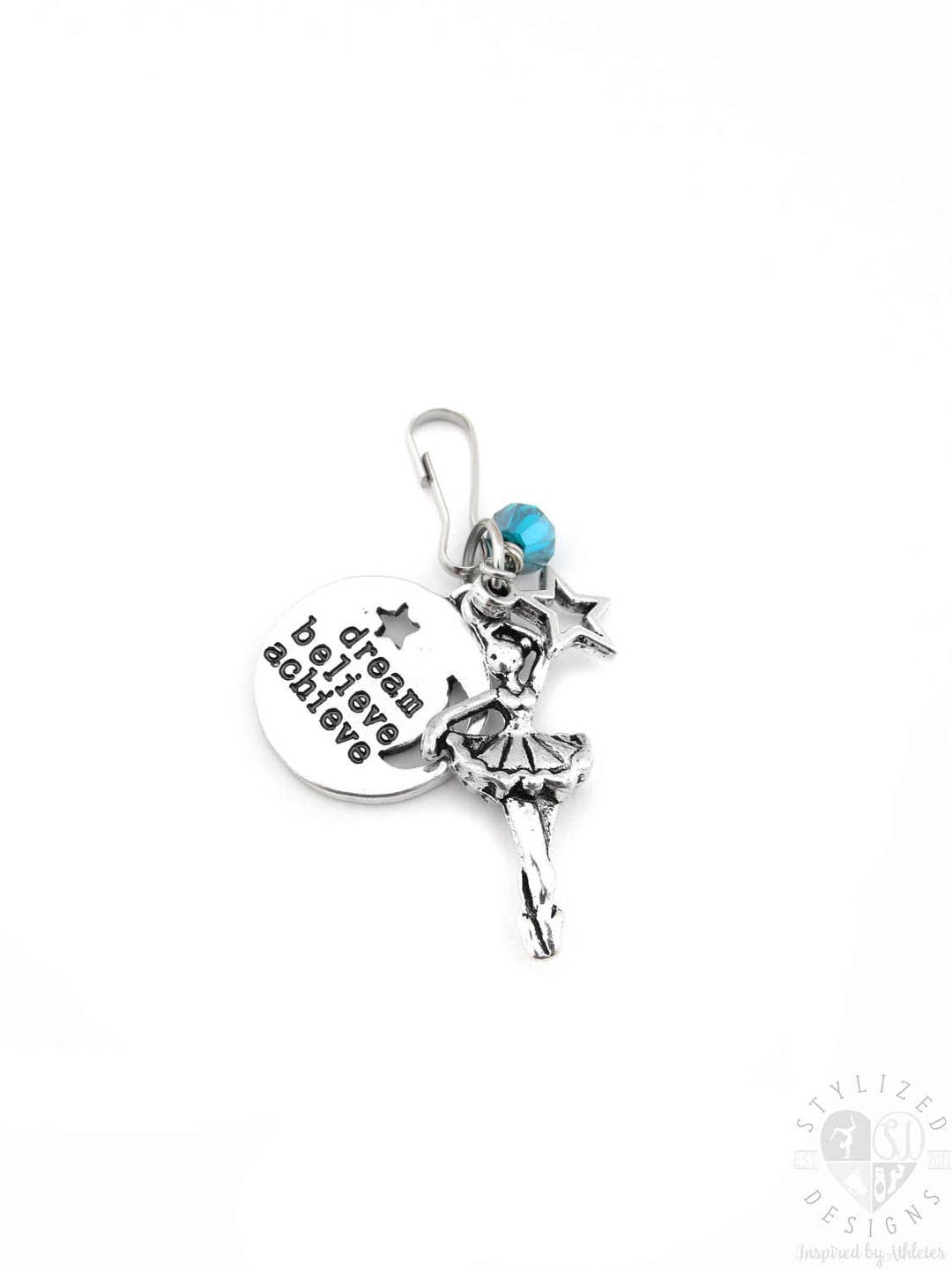 YeleY Christliche Kosmetiktasche – 'God Says I Am Dancer', Ballerina-Motiv, Wasserdicht (25x17x5 Cm)