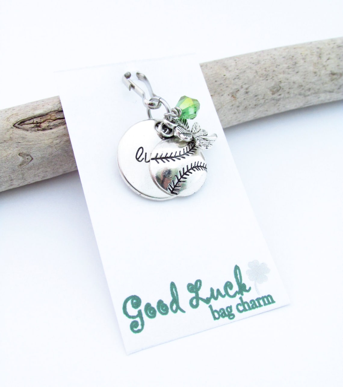 Softball Gifts Softball Zipper Pull Softball Bag Tag Gifts Etsy