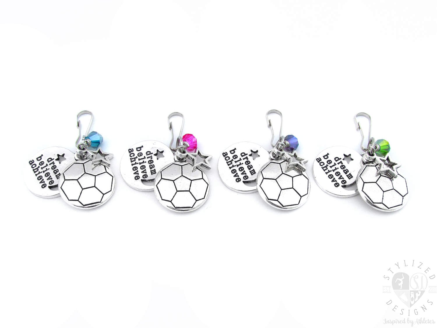 Soccer Gifts Soccer Team Gift Soccer Zipper Pull Girls Etsy