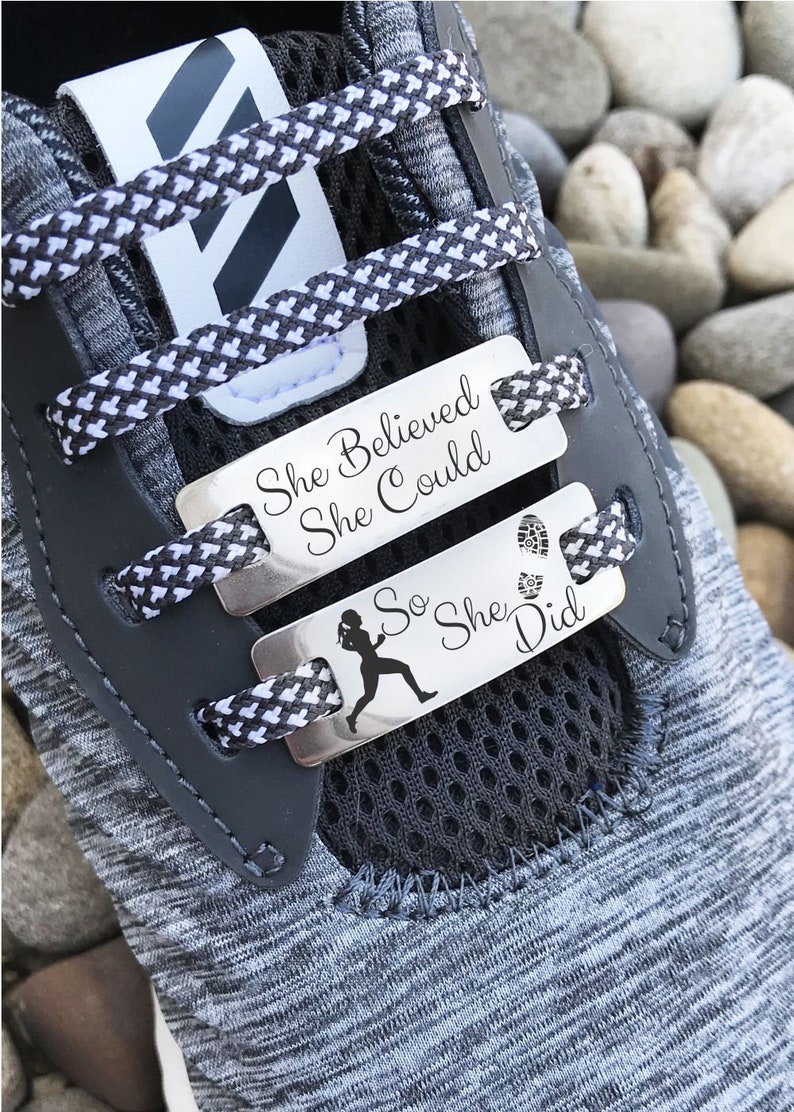 Running Gifts Running Shoe Charms Running Shoe Tag Runner Etsy