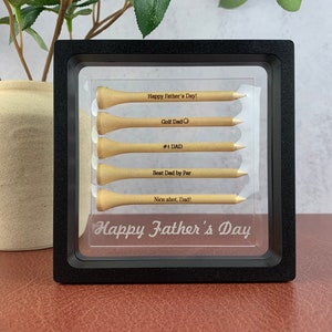 READY TO SHIP Fathers Day Golf Tees, Fathers Day Golf Gift, Golf Gift for Dad, Golf Gift for Men, Gift for Golf Dad, Golf Dad Gift image 6
