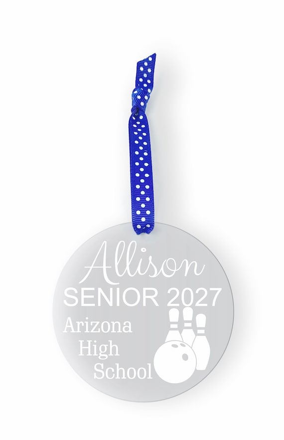 Bowling Senior Gifts, Senior Night Bowling Gifts, Senior Bowling Ornament, Senior Bowling Gifts, Bowling Ornament