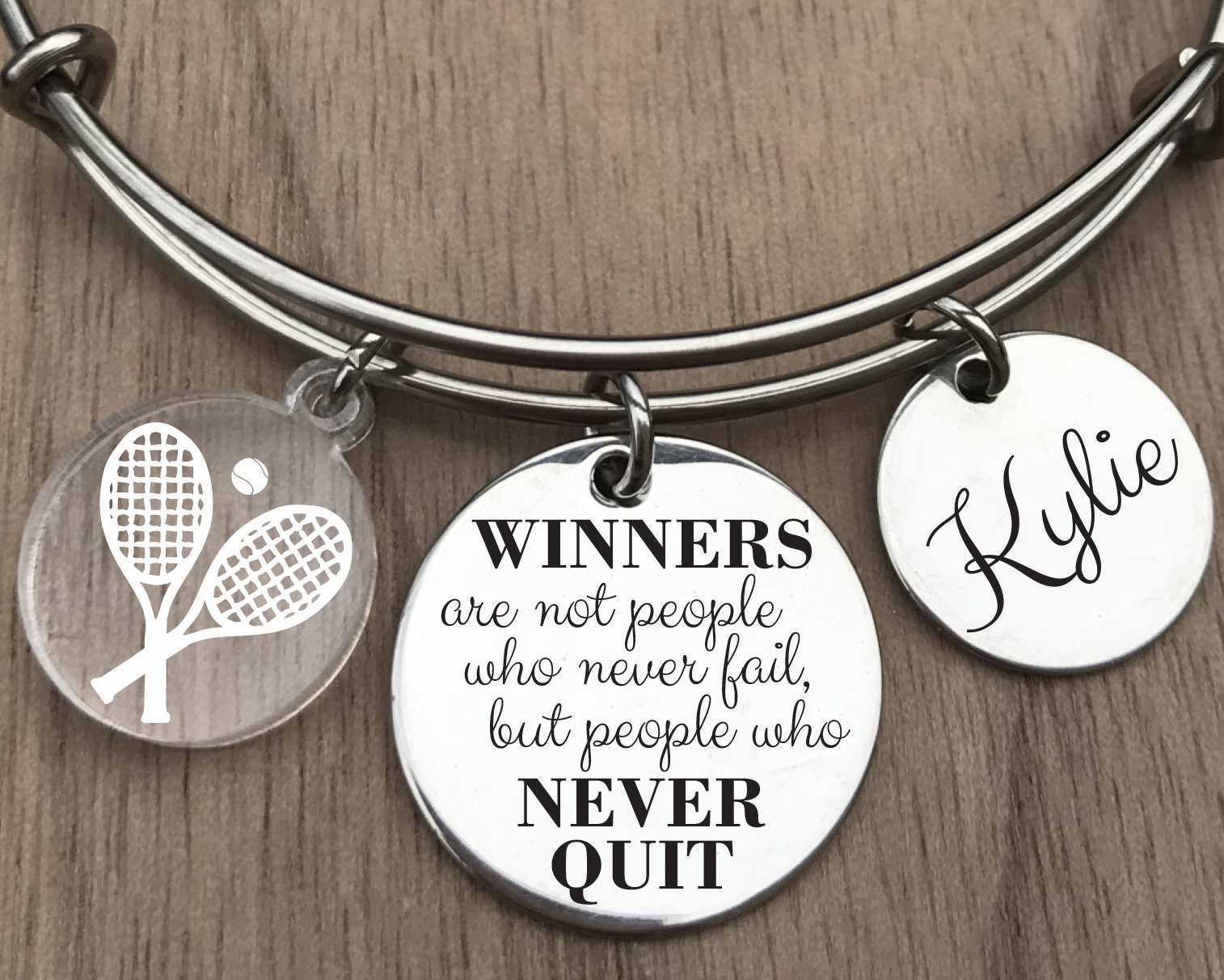 Tennis Player Gifts Tennis Gifts for Women Tennis Bangle Etsy